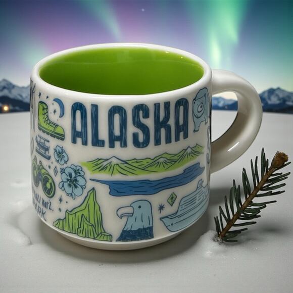Starbucks Alaska Been There Series Ornament Mug 2 oz – Across the Globe – EUC - Picture 1 of 8